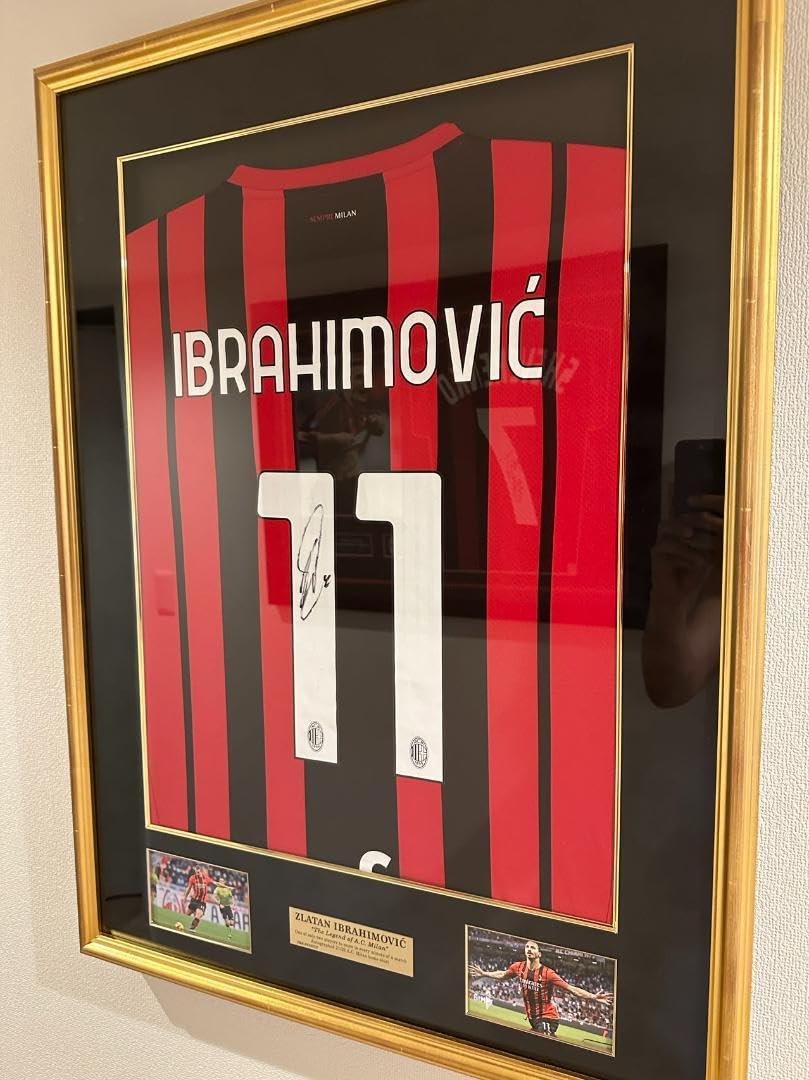 イブラヒモビッチ　直筆サイン　ACミラン公式ポストカード イブラヒモビッチ 直筆サイン ACミラン公式ポストカード