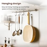 Vista 3 de Frying Pan - 1.9L Alloy Lightweight Nonstick Cookware with Lid Nonstick Skillet for Grilling, Saute, Baking, Apartment Cooking, Kitchen Meal Prep