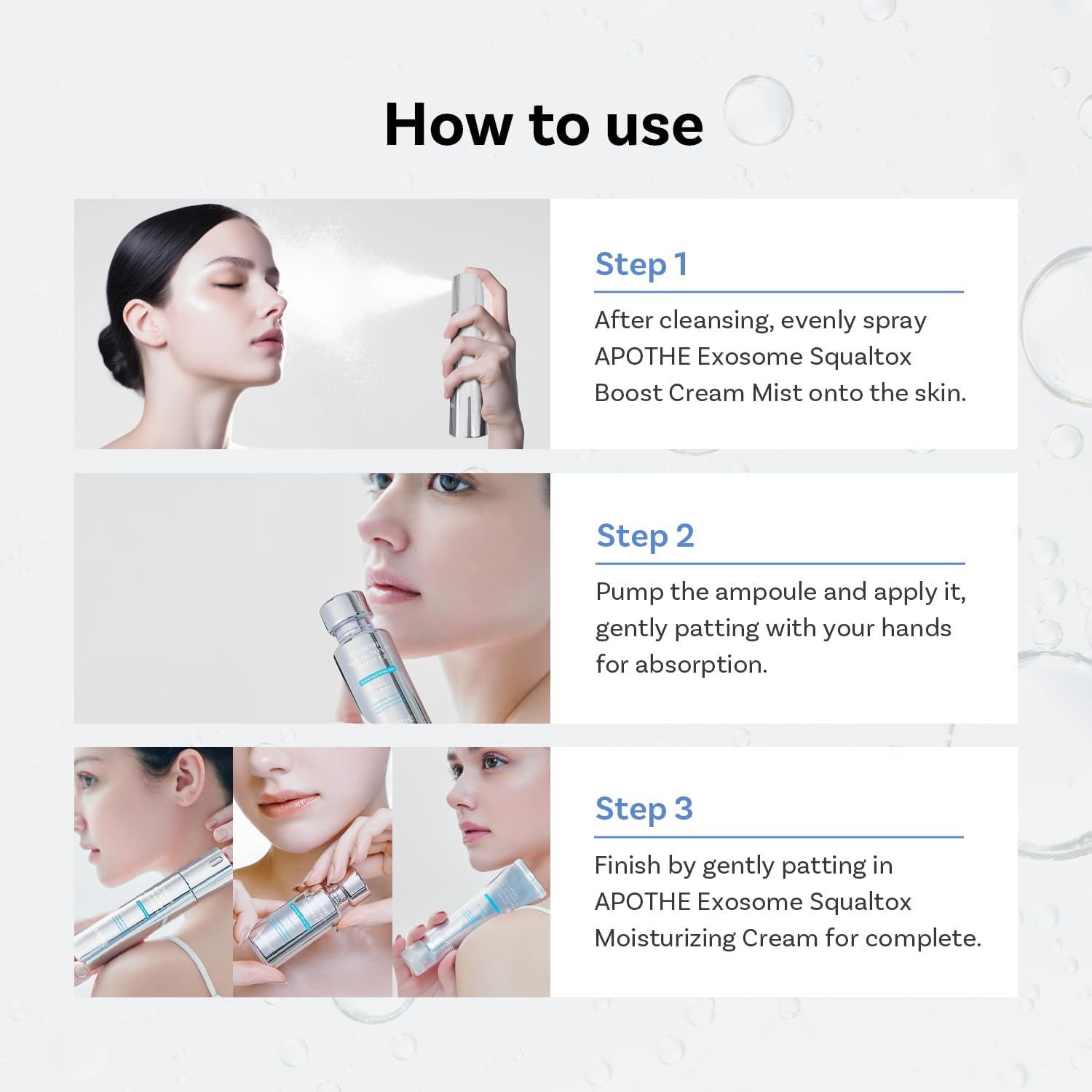 APOTHE Exosome Squal-Tox 3% Ampoule 1.01 fl oz (30ml) – Intense Hydration, Skin Renewal, Brightening & Anti-Wrinkle Care with Exosome Technology and Niacinamide - Image 8