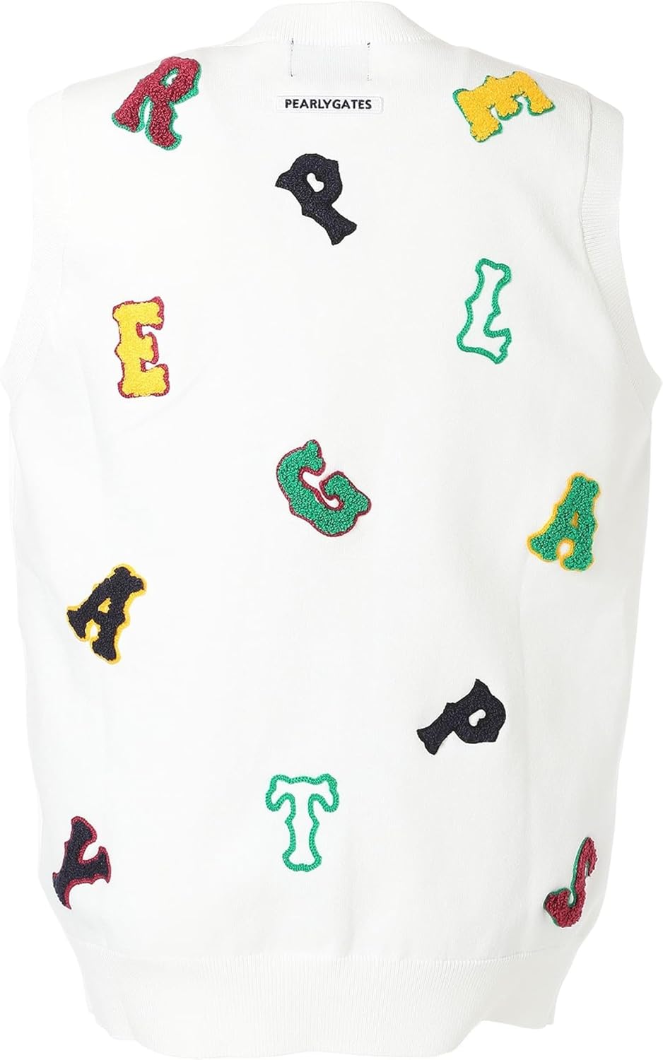 超美品】パーリーゲイツ セーター ネイビー×レッド アーガイル柄