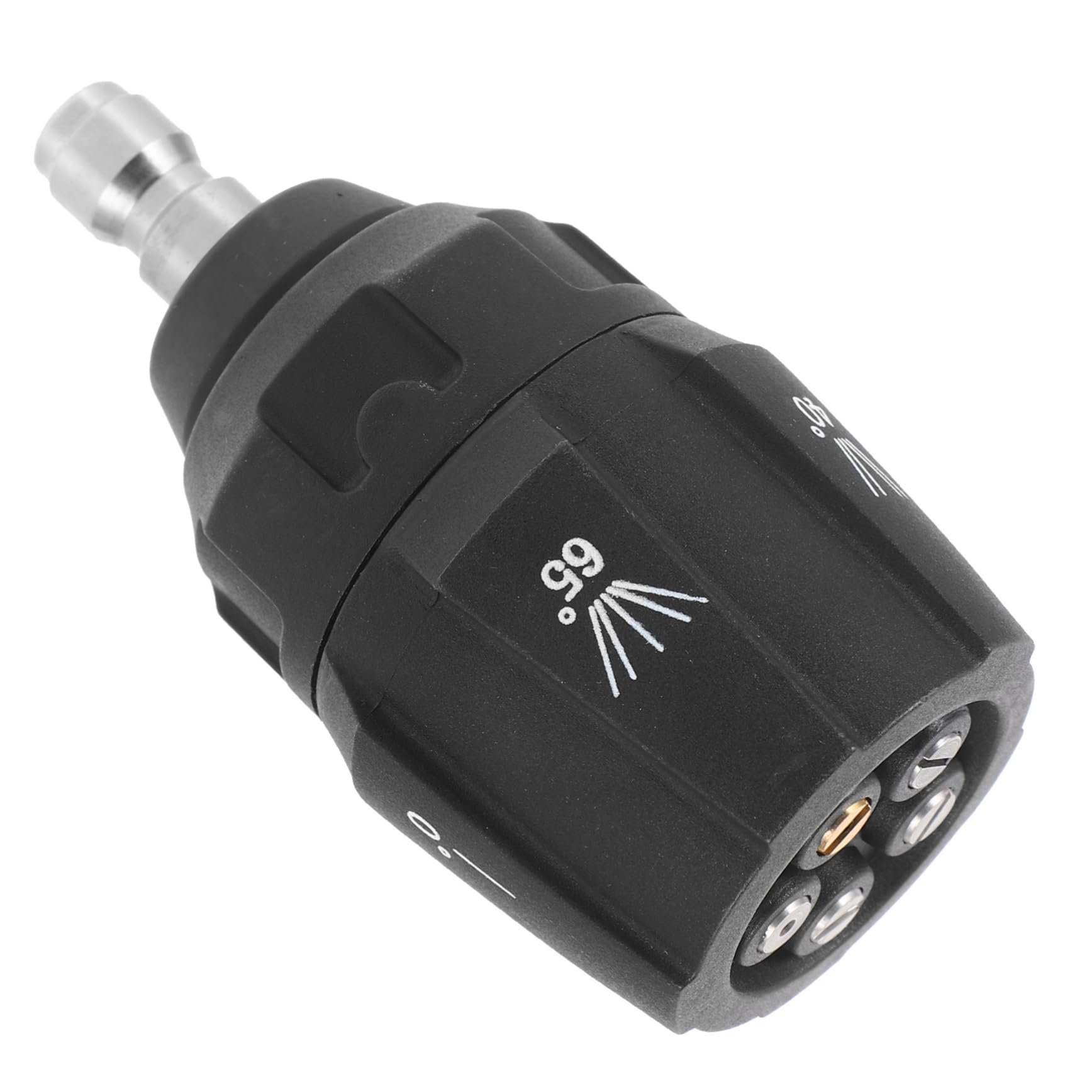 Yardwe 5 Piezas Boquilla de Lavado de Alta presión Agua Lavadora de Coches de Alta presion Boquilla de reemplazo para lavadoras Boquilla de Limpieza de Superficies Accesorios Coche Black
