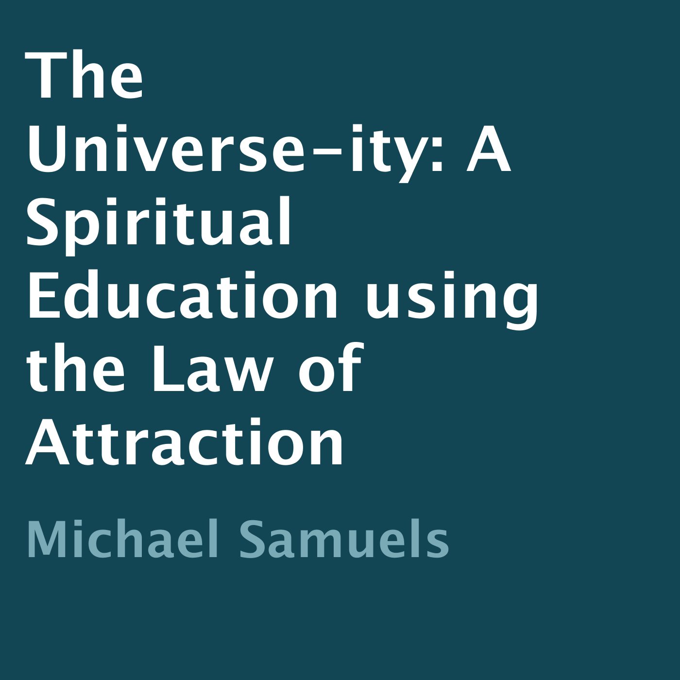 Cover art for The Universe-ity