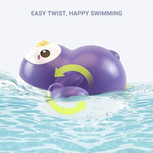 Miniatura 7 de Juguetes de baño para bebés juguetes de tortuga de natación para niños pequeños juguetes flotantes para bañera de agua juegos de baño para piscina