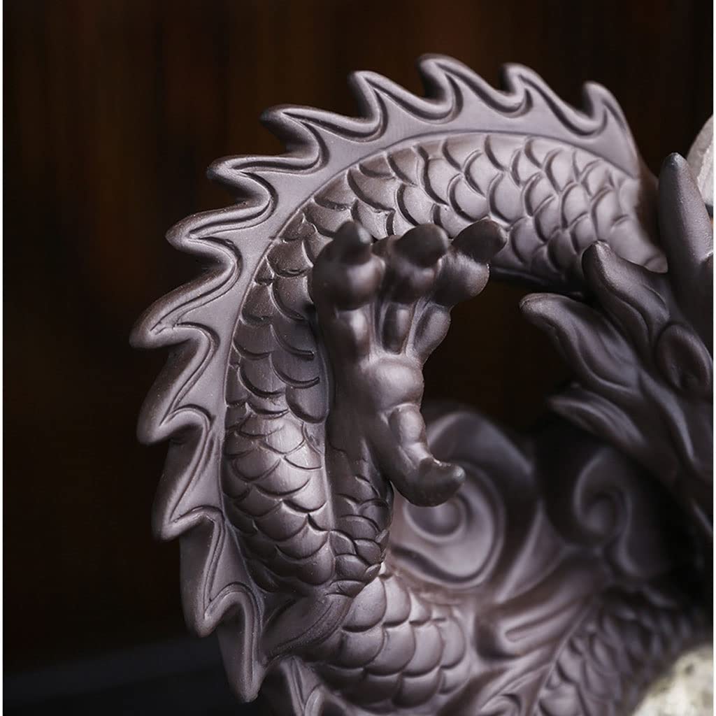 Uchwyt na kadzidło w kształcie stożka, Koraliki Xianglong Play Kadzidło z przepływem zwrotnym Glina 16,6 x 13, 9,7 cm
