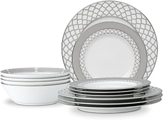Eternal Palace 12-Piece Dinnerware Set, Service for 4