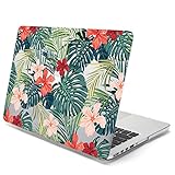 GMYLE Plastic Hard Case for Old MacBook Pro 13 Inch with Retina Display No CD-Rom (A1502/A1425, Version 2015/2014/2013/end 2012), Tropical Plants