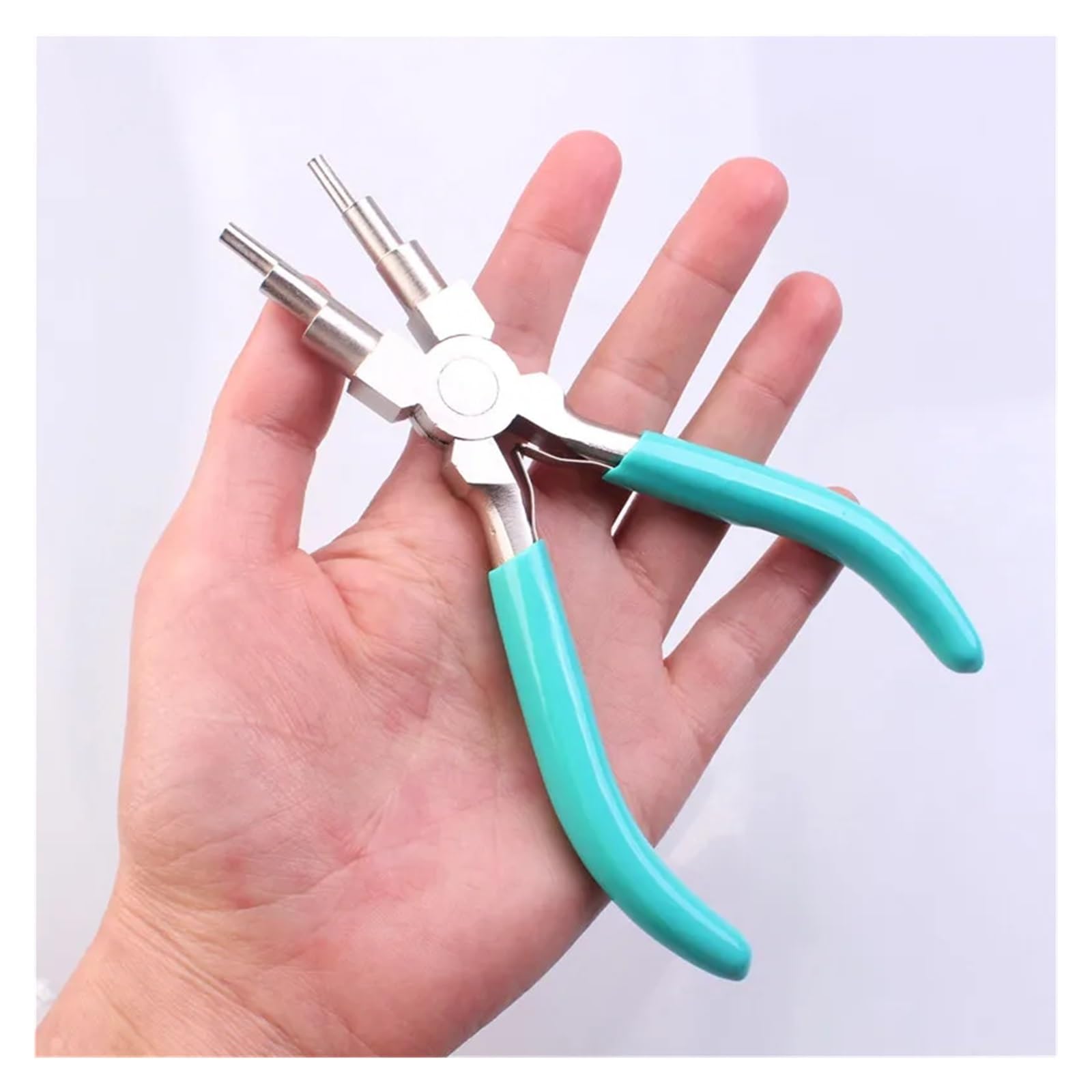 PezziPinze per Creazione Gioielli Pinza for la creazione di cauzioni, pinza for anelli multi-fase, 3,0 mm, 4, 6, 7, 9 e 10