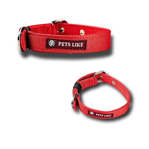 Pets Like Poly Collar, Maroon (32mm)