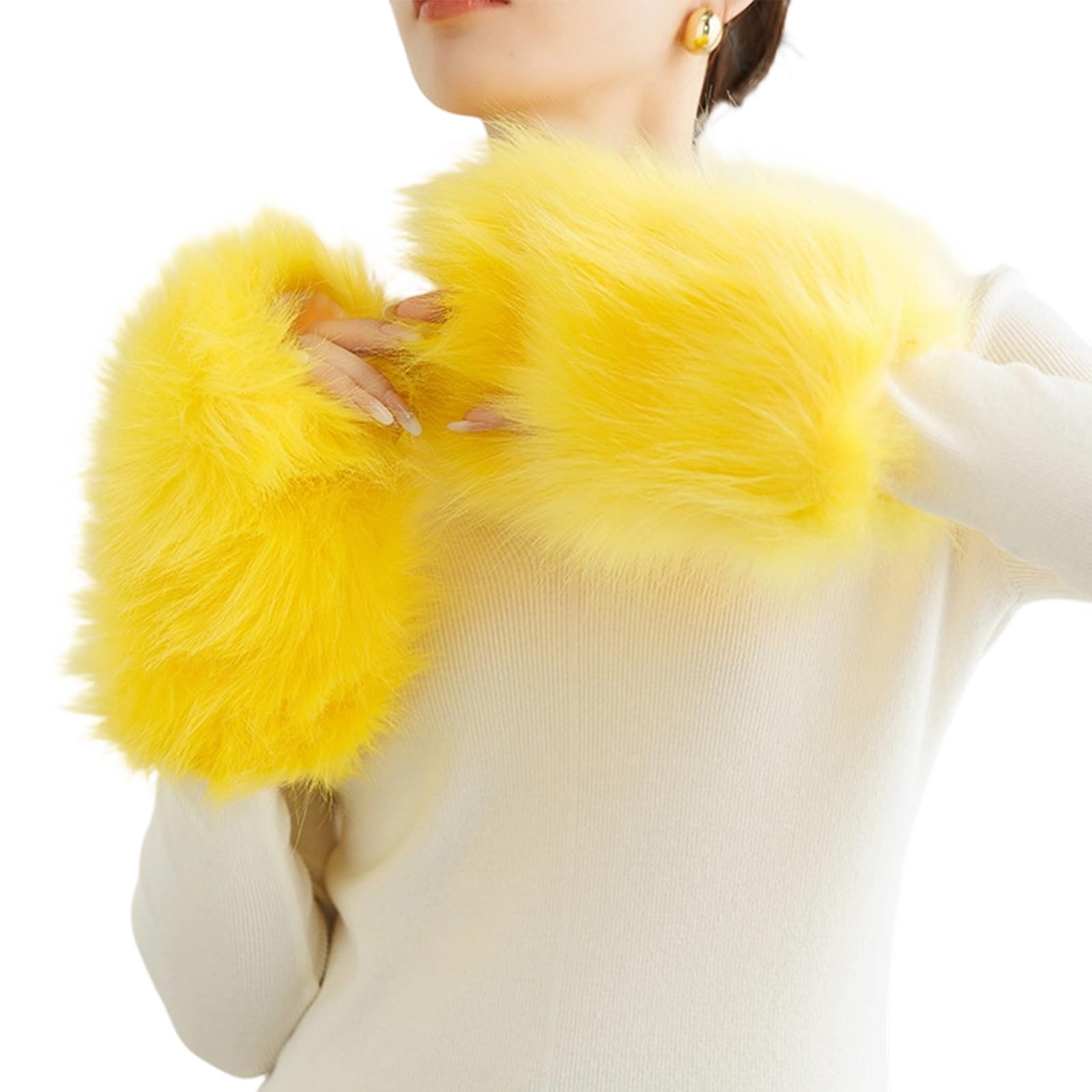 MICFENY Cold Weather Half Finger Gloves Light weight Insulated Gloves For Photography And Mobile Use