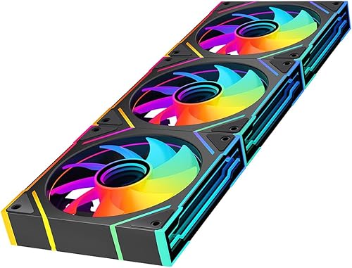 Jungle Leopard prism4 EX 120mm PC Reverse Blade ARGB Case Fan,Infinity Mirror RG
