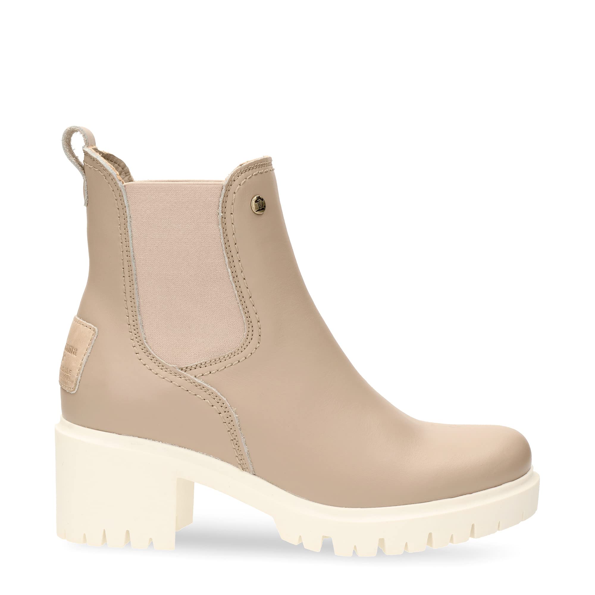 Panama Jack Women's Pia TravChelsea Boot, taupe, 7 UK
