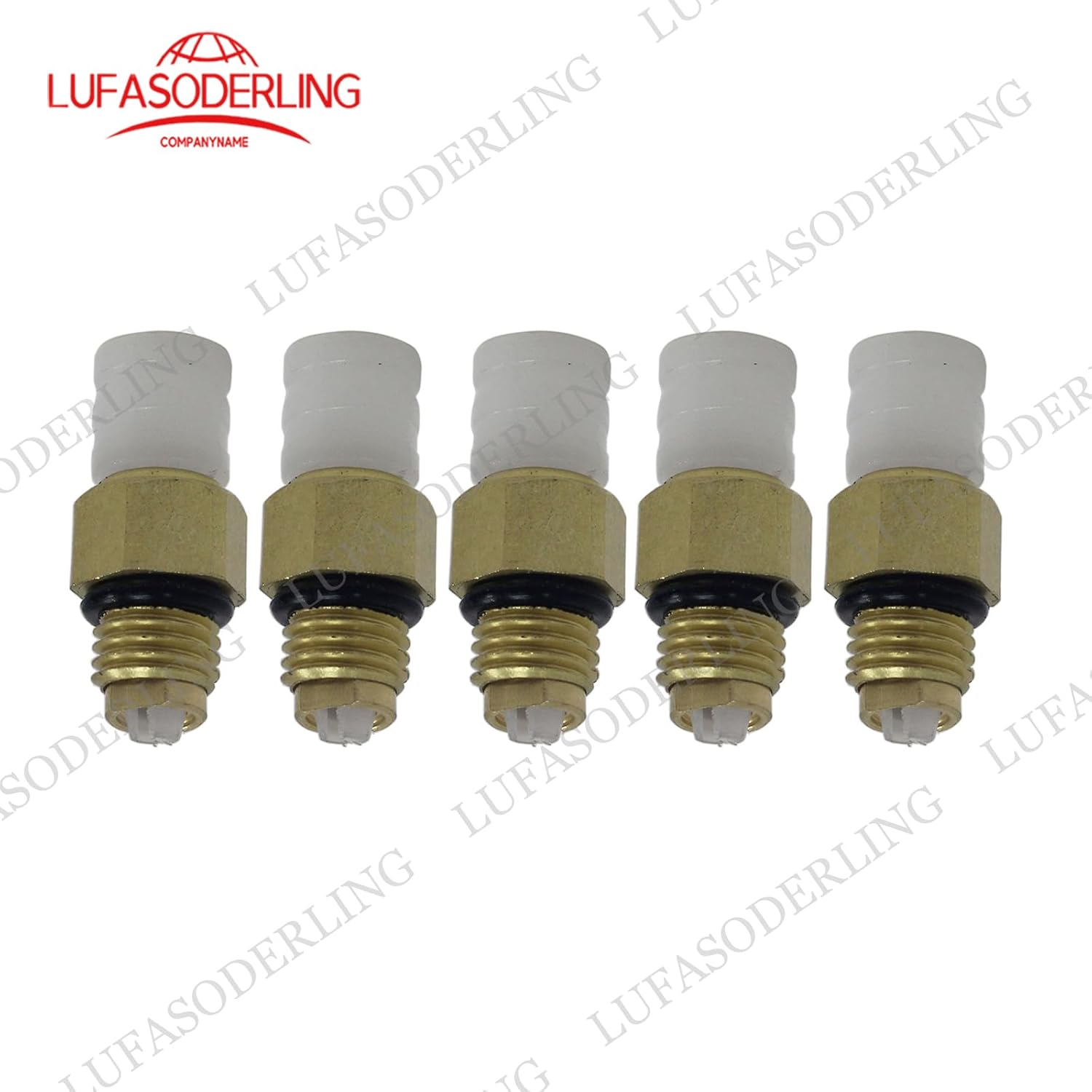 5Pcs M8 Air Valve Compatible with Mercedes Benz W164 W221 W251 W220 Air Suspension Repair Kit Fitting 2203202438 2203205113