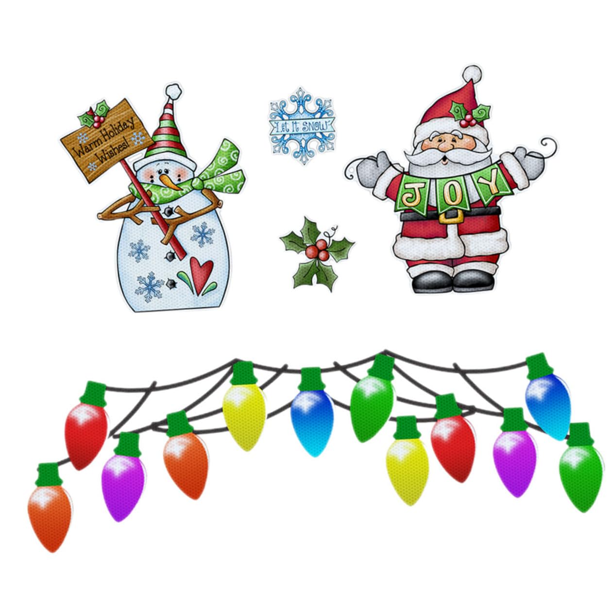 Decoración hogar y auto con imanes de nevera navideños reutilizables sin residuos 8