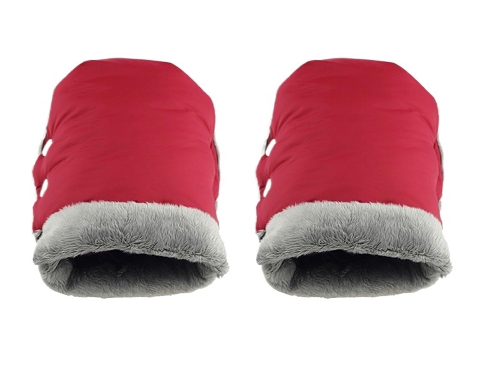 Guanti Passeggino Guanti invernali caldi for passeggino, impermeabili, accessori for carrozzina, guanto, manicotto for(Red)