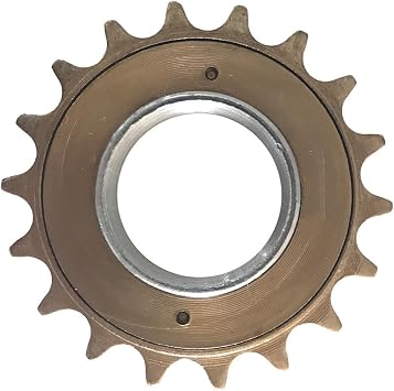 18 Teeth Bikes Freewheel, Bike Flywheel Sprocket Metal Single Speed Threaded Type Freehub Replacement Part