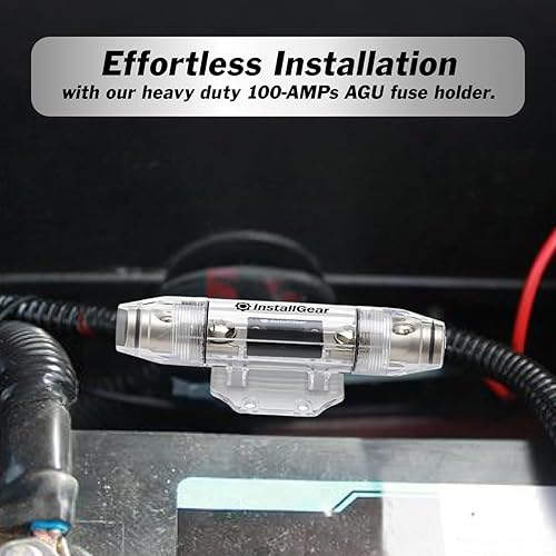 Miniatura 5 de InstallGear Kit de Cableado de Amplificador de Calibre 10 Dual - Kit de Amplificador con Cableado de Instalación de 4 Amplificadores