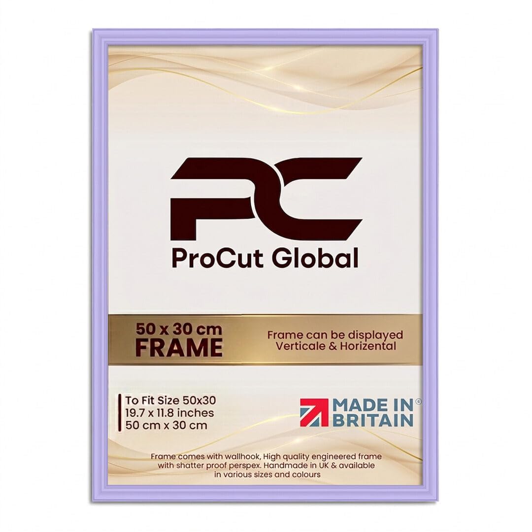 Procut Global Classic Purple Picture Frames For Photos - 50x30cm