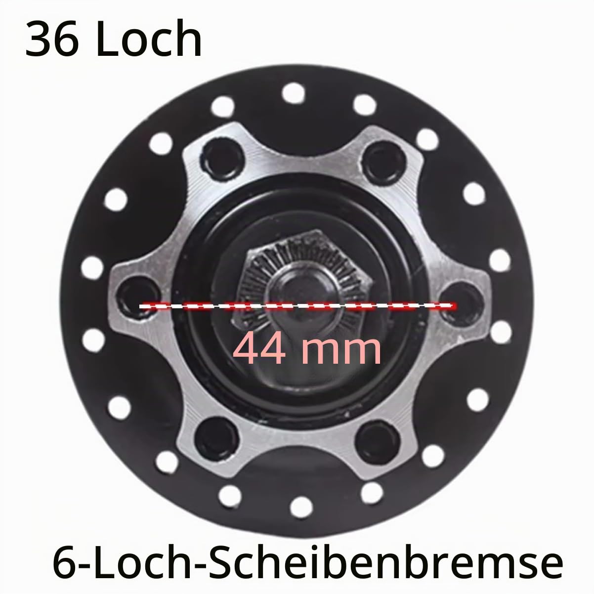 20x4.0 Hinterrad Für Fatbikes 24/26 Zoll Snow Bike/Beach Bike Hinterrad 36x14G Speichen Scheibenbremse Schnellspanner 195mm 36H Hinterradnabe Hintere Felge Für 7-10 Gang Rotary(Black,20in)