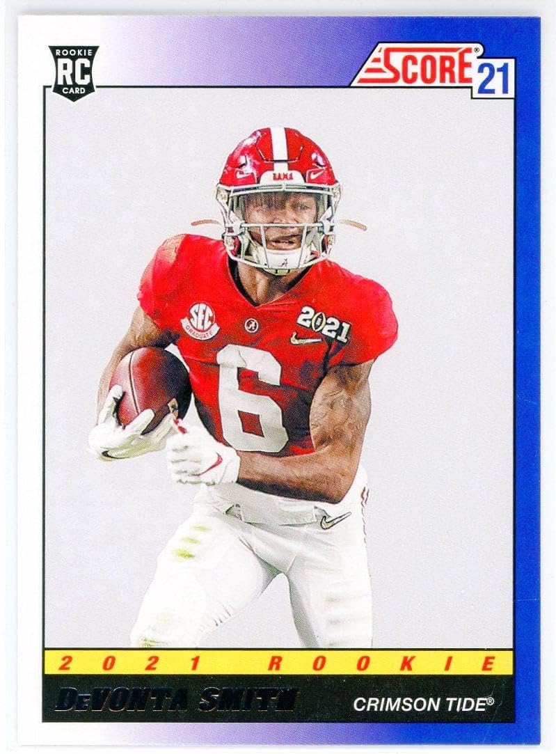 Devonta Smith 2021 Panini Score Rookie Card #TB4 - Unsigned Football Cards