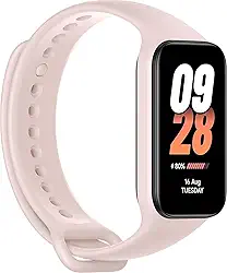 Relógio Mi Band 8 smart-band 8 ACTIVE (GLOBAL) Pulseira Inteligente, Tela AMOLED 1,47, Relógio inteligente, Fitness, Pulseira Impermeável, 50 Modos Esportivos (ROSA)