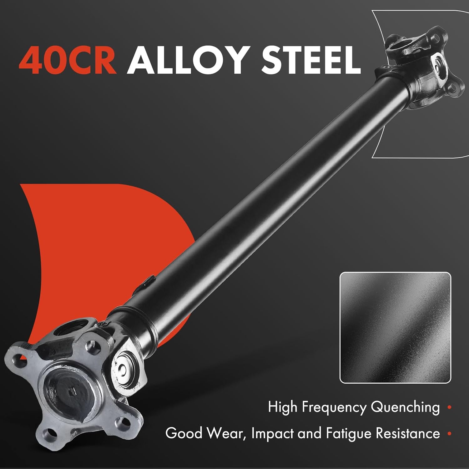 A-Premium Front Driveshaft Assembly Compatible with BMW E83 X3 2006 3.0L L6, Automatic Transmission, Drive Shaft Prop Shaft, Replacement OE# 26203401609