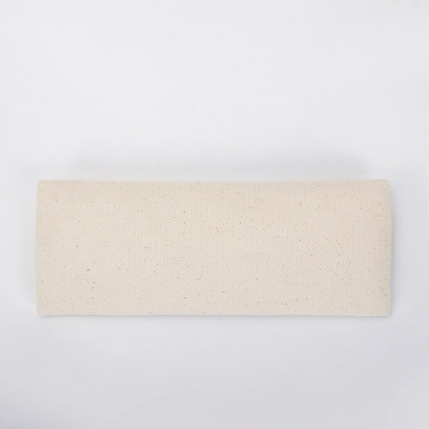 Pencil Case Slim Pencil Pouch Small Pen Case Simple Cotton Canvas Pencil Bag (Beige, S) - Image 6