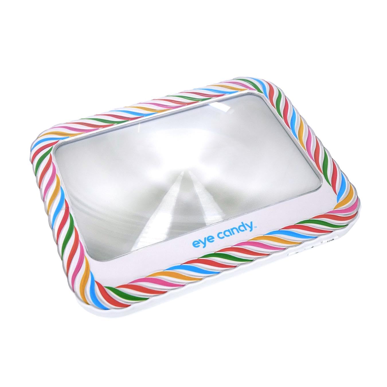 Eye Candy Handheld Magnifier with LED Lights - Full Page Magnification - Ideal for Reading Small Text in your Favourite Book - 12 Built-in Dimmable Lights - Portable, Easy to Hold & Lightweight — image 1