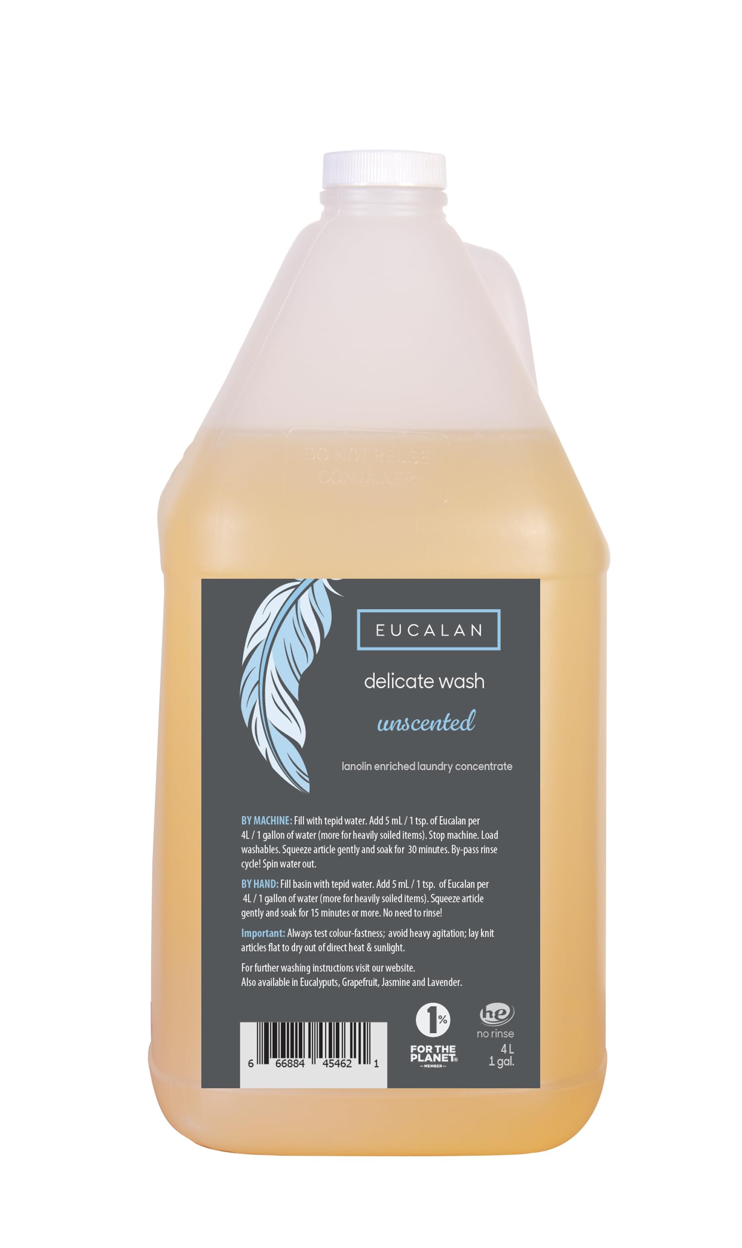 EUCALAN Delicate Wash Natural Unscented Jug