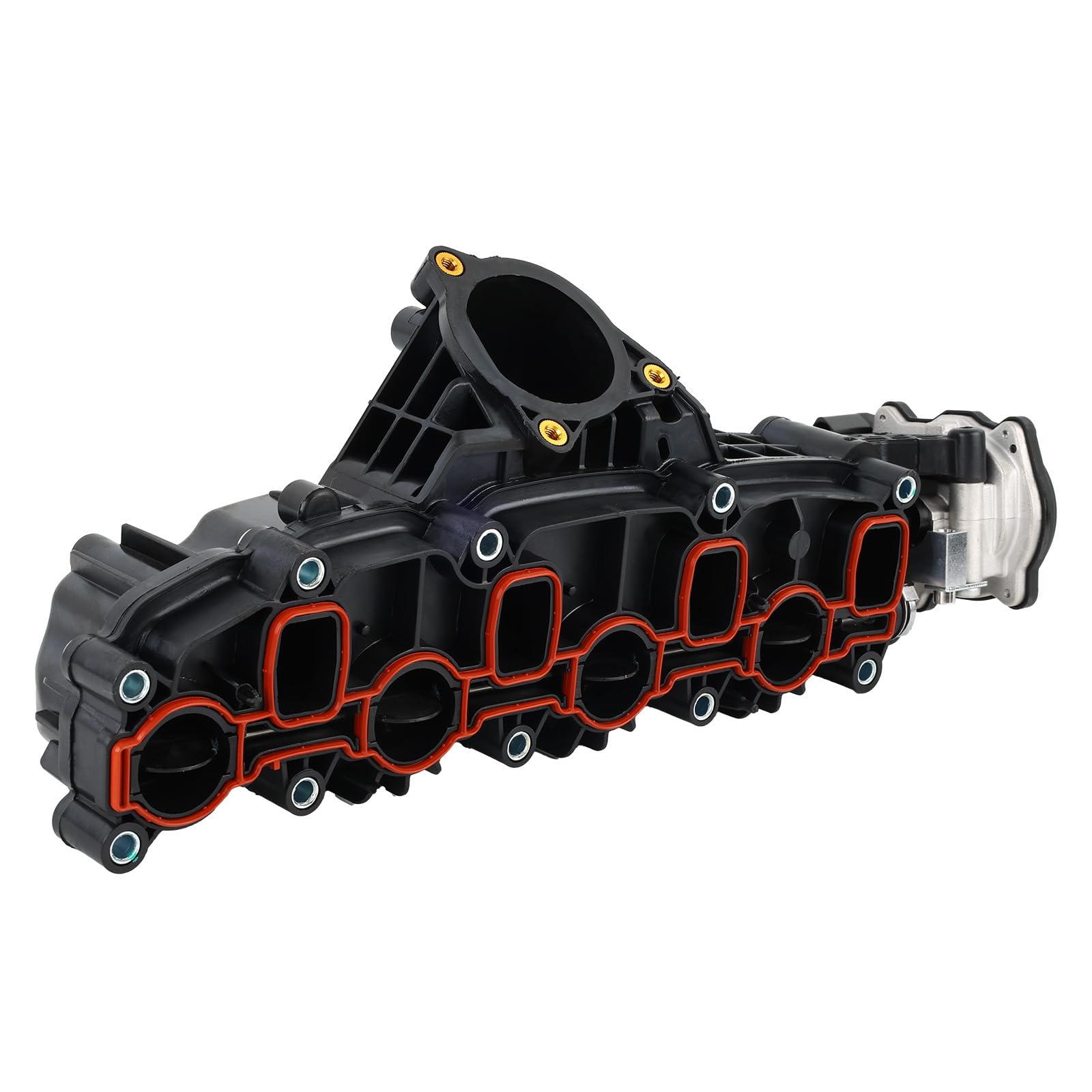 Collettore di aspirazione con guarnizione, collettore di aspirazione, modulo di aspirazione adatto per Octavia II 1Z3 1Z5 Yeti 5L Superb II 3T4 3T5 A3 A4 A5 A6 Q5 TT accessorio auto parte