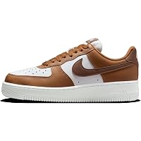 Nike Air Force 1 '07 Women's Shoes (Hazelnut/White/Metallic Silver/Fauna Brown)