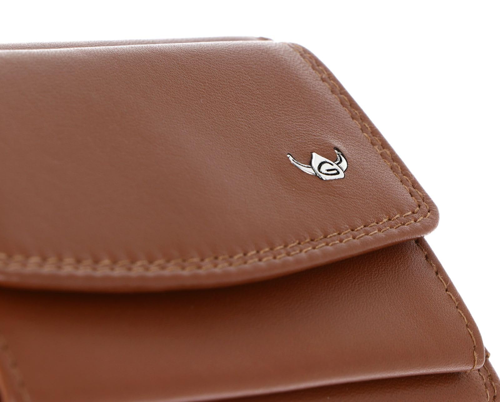 Golden Head Polo RFID Protect Petite Billfold Coin Wallet Black, koniak, Einheitsgröße, Klasyczny i elegancki