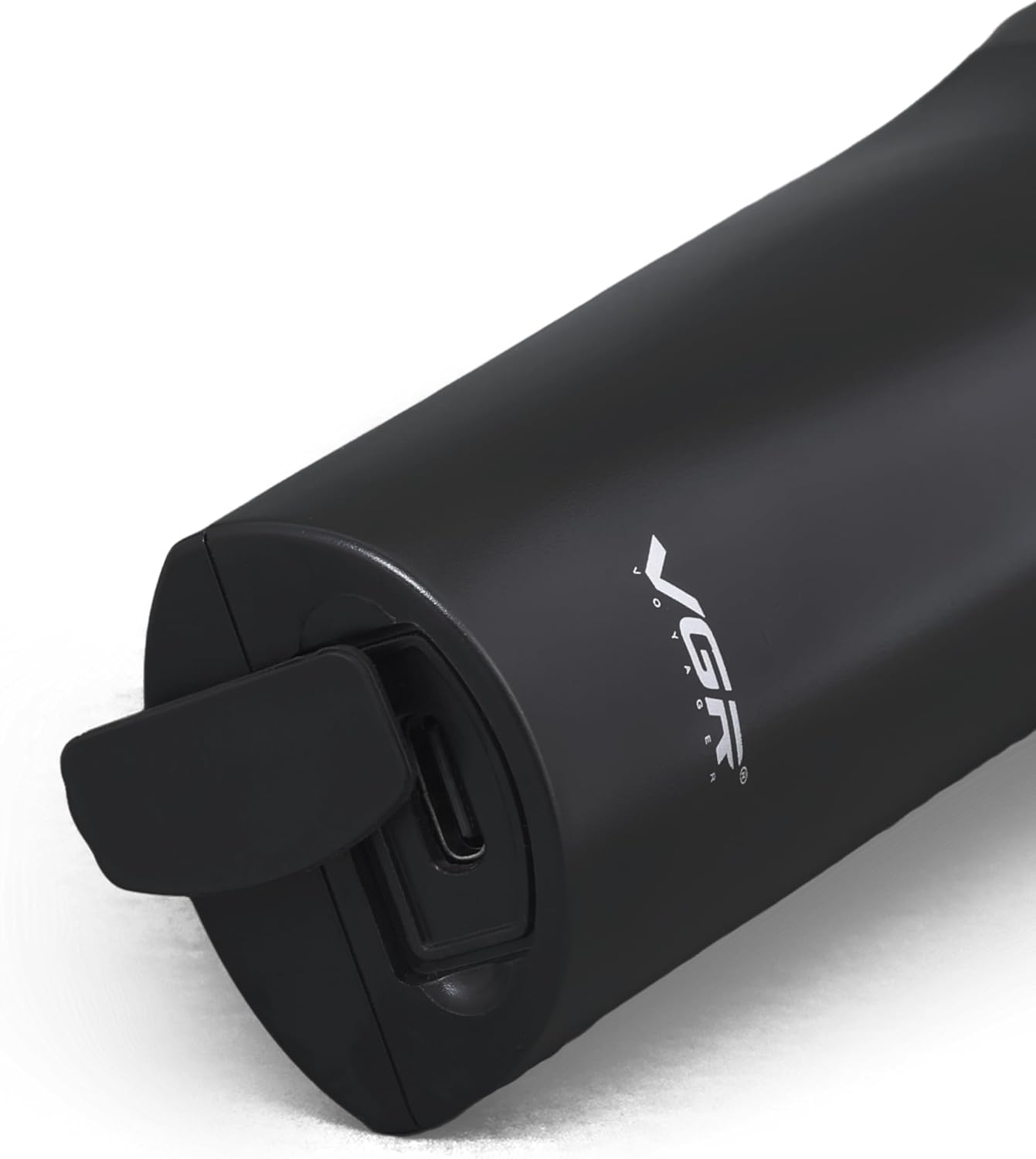 Close-up of VGR V-329 USB charging port