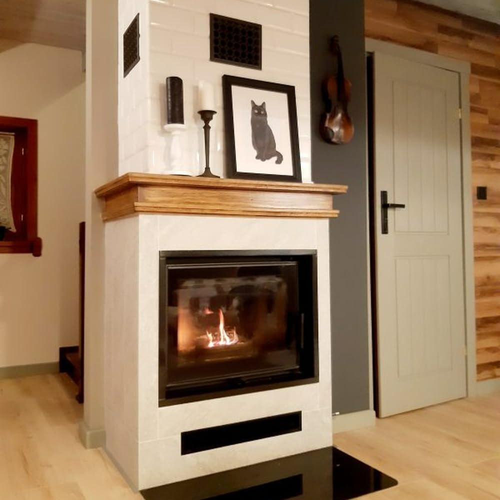 KRATKI Zuzia Eco Camino a legna con inserto ad aria Emissione C02 ridotta Conforme BImSchV 2 12 kW Rendimento termico 81% Acciaio e Ghisa