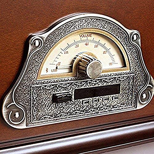 JRZTC Phonographe rétro Classique Vintage, Gramophone Tourne-Disque Vinyle Platine Aux-in/USB cuivre Corne Radio FM pour… - Les Beatles, Paul McCartney, John Lennon, RIngo Starr, George Harrison JRZTC Phonographe rétro Classique Vintage, Gramophone Tourne-Disque Vinyle Platine Aux-in/USB cuivre Corne Radio FM pour… – Image 5