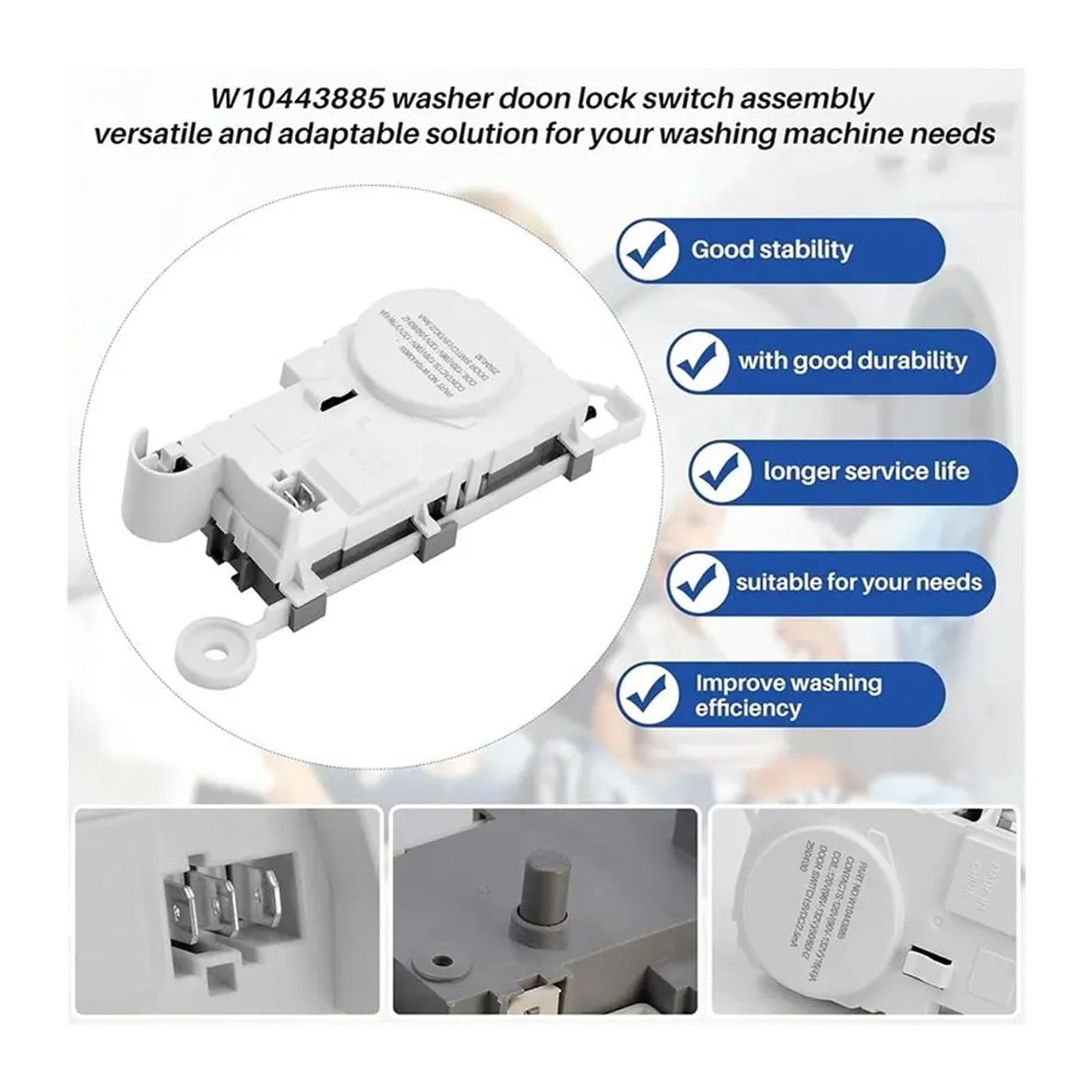 Compatible Con Whirlpool WPW10443885.