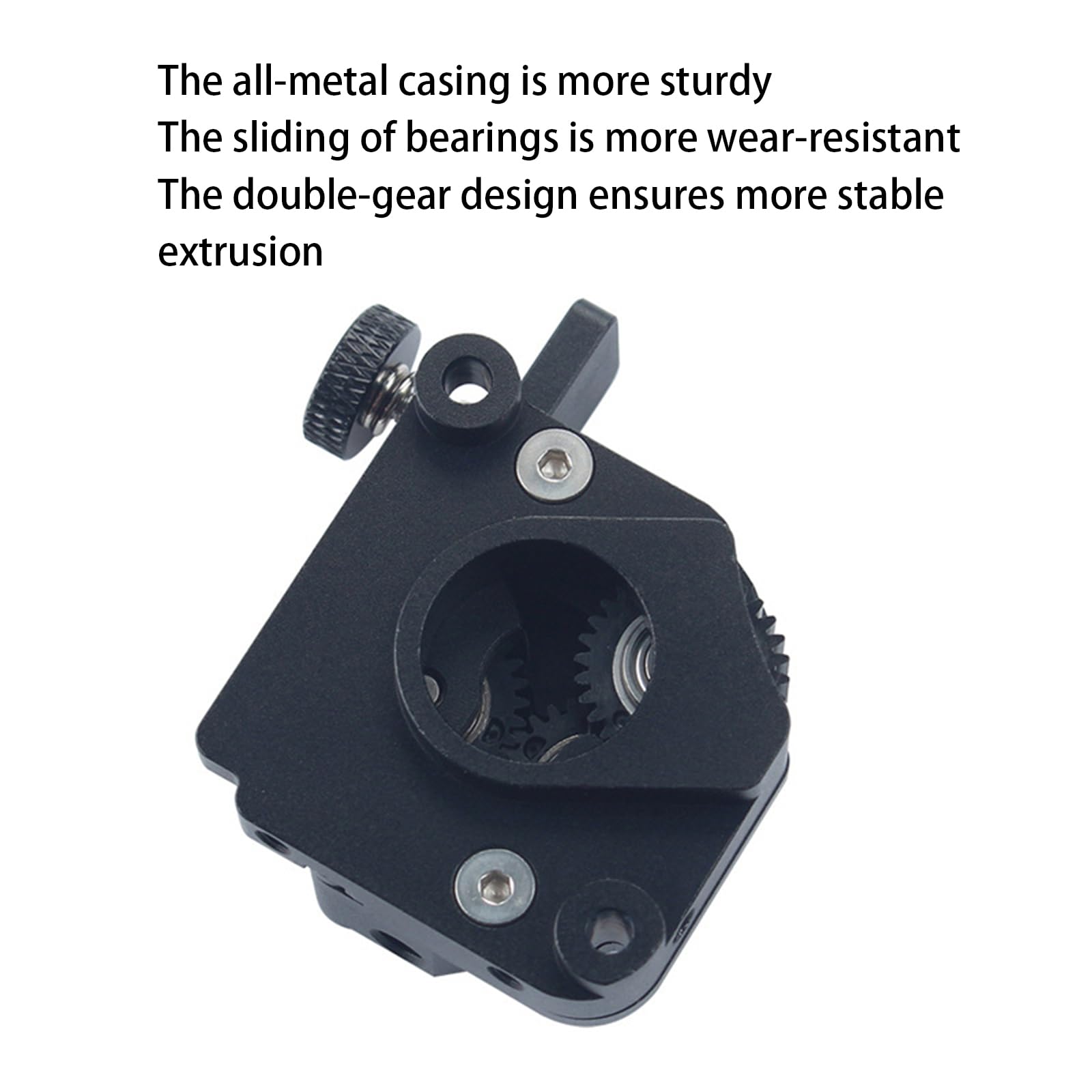 Verbesserte Metall Extruder Kompatibilität mit Mehreren Filamenten PETG ABS für K1C K1Max Drucker Stabiler Austausch des Druckgetriebe Extruders