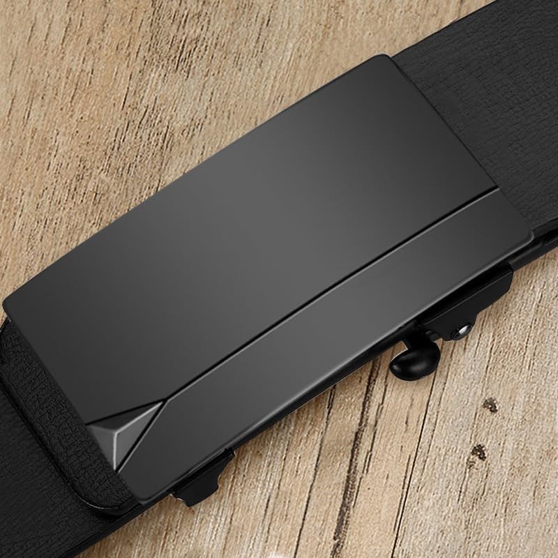 JSEIAJB Men's Belt Automatic Buckle Genuine Leather Belt, Men's Versatile Cowhide Pants Belt3