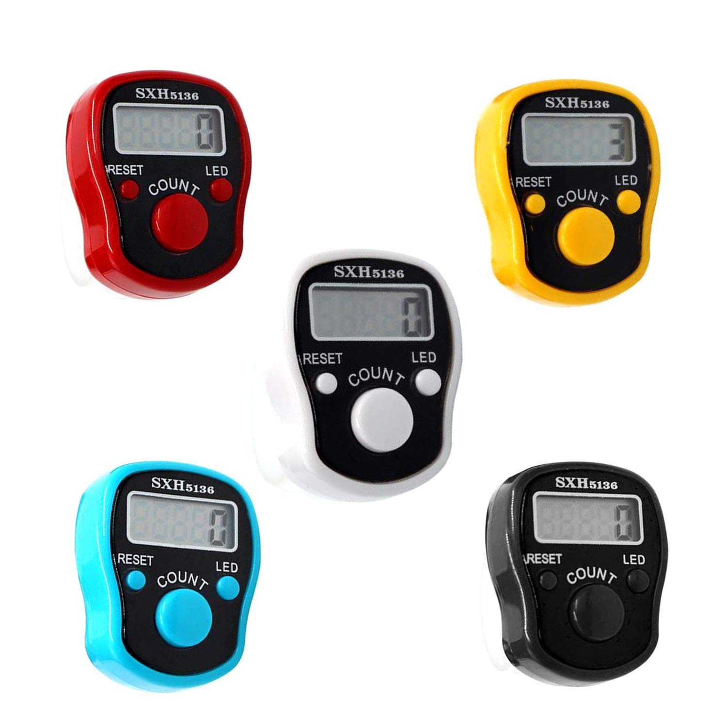 Buy Finger Counter Islamic Tasbih Bead 5 Digital LED Electronic Handheld Tally Counter Clicker