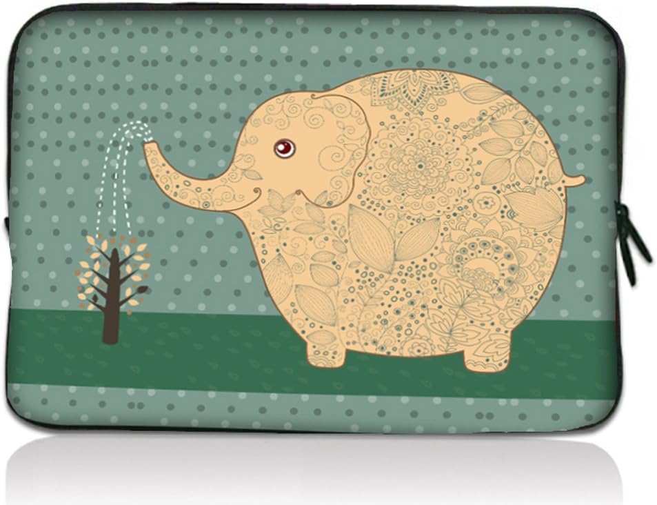 ToLuLu® Yellow Elephant 14" 14.4" inch Notebook Laptop Case Sleeve ...