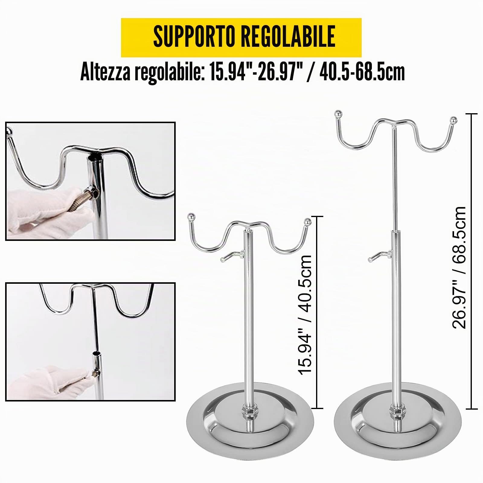 VEVOR Kit di Flebotomia,Modello di Braccio per Puntura Venosa, Alt.40,5-68,5cm Kit Braccio per Pratiche Endovenose per Puntura Venosa, Modello per Allenamento per Iniezione Endovenosa