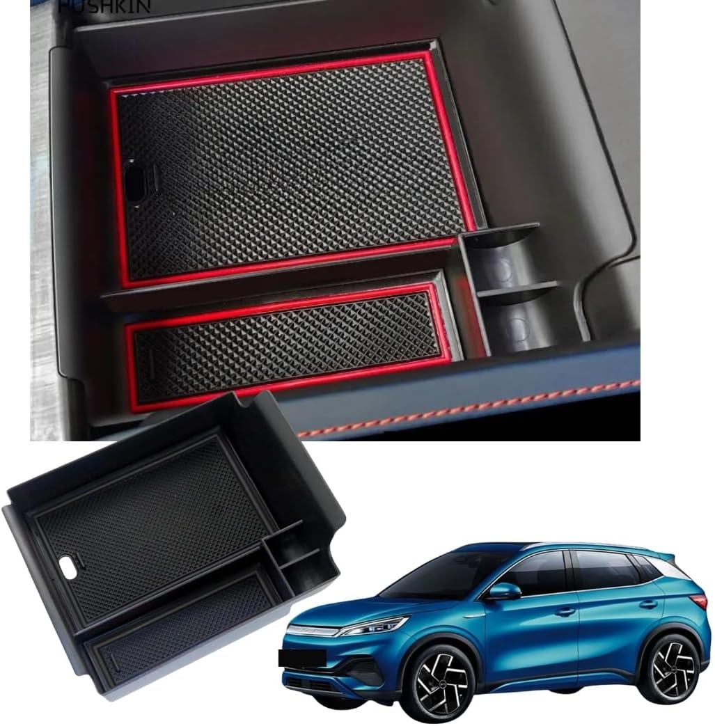 Center Armrest Console Organizer For BYD ATTO 3 2022 2023 2024 | BYD Car Accessories | Center Console Storage Box Tray Insert