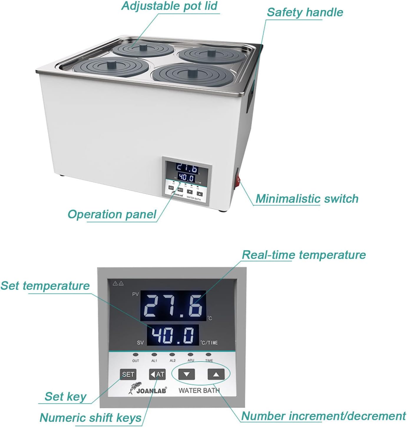 チーム ダブルホールラボデジタルサーモスタットウォーターバス Buy Double Holes Water Bath,Cheap