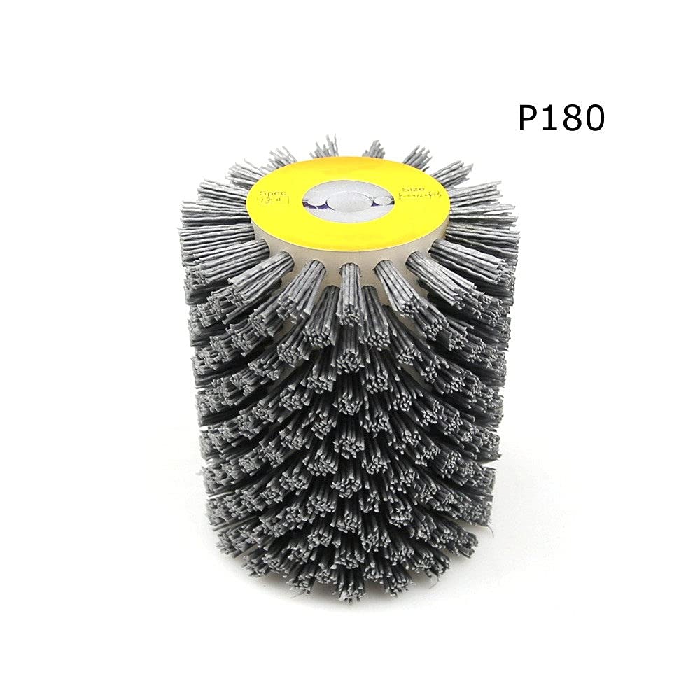1 sztuk 100 * 120 * 13mm ścierne szczotka druciana do 9741 szlifierka kołowa P80-P600 meble drewniane polerowanie metalu szlifowanie, P320