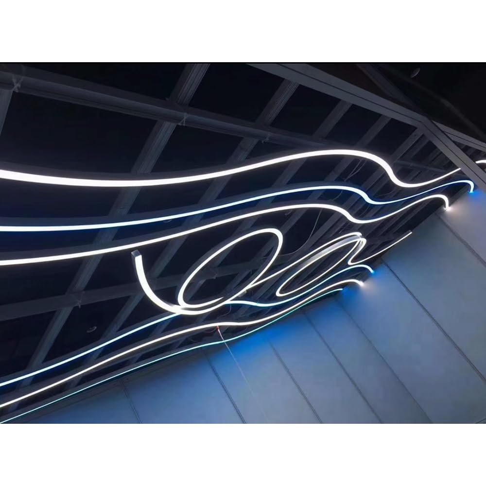 5 Meter biegbare LED-Neon-Silikonabdeckung – sanftes Leuchten, leicht zu schneiden, 120° Abstrahlwinkel, 1 Stück