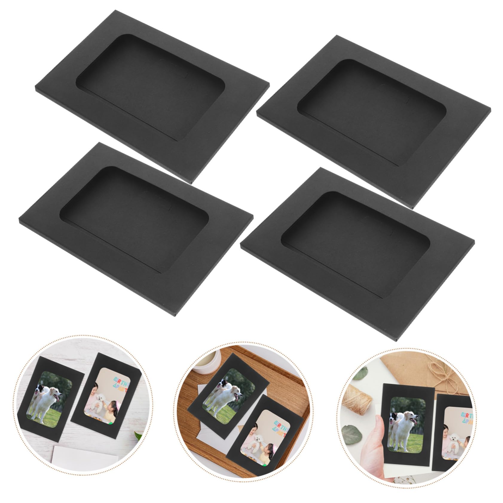 60 Pezzi Buste con Trasparente Buste Legali con Chiara per Documenti Foto Cataloghi Biglietti Adatte Ufficio e Design Elegante e Funzionale