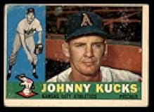 Baseball 1960 Topps #177 Johnny Kucks creased Athletics