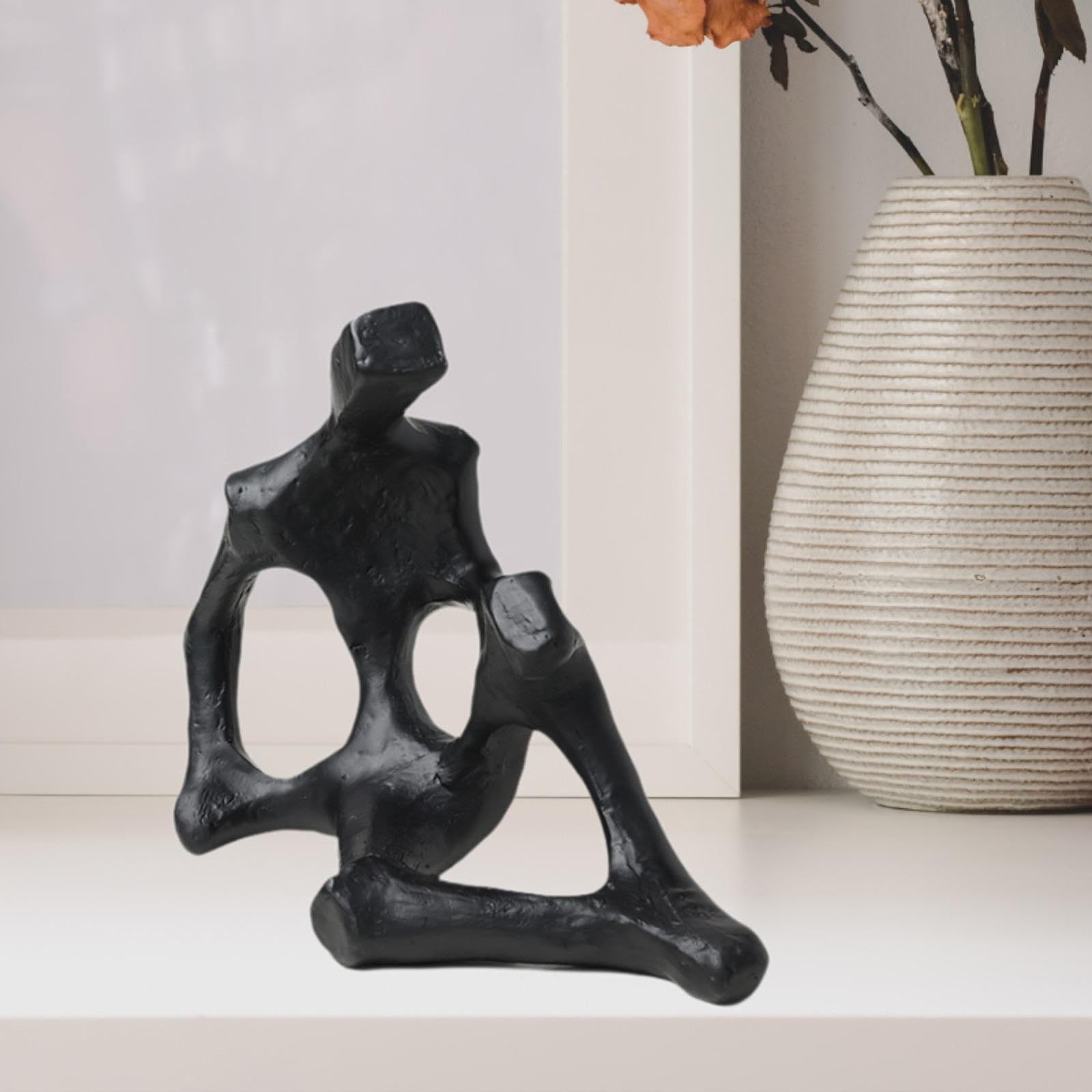 BoConcept 抽象的な人型 置物 黒 BoConcept 抽象的な人型 置物 黒 BoConcept 抽象的な人型 置物 黒