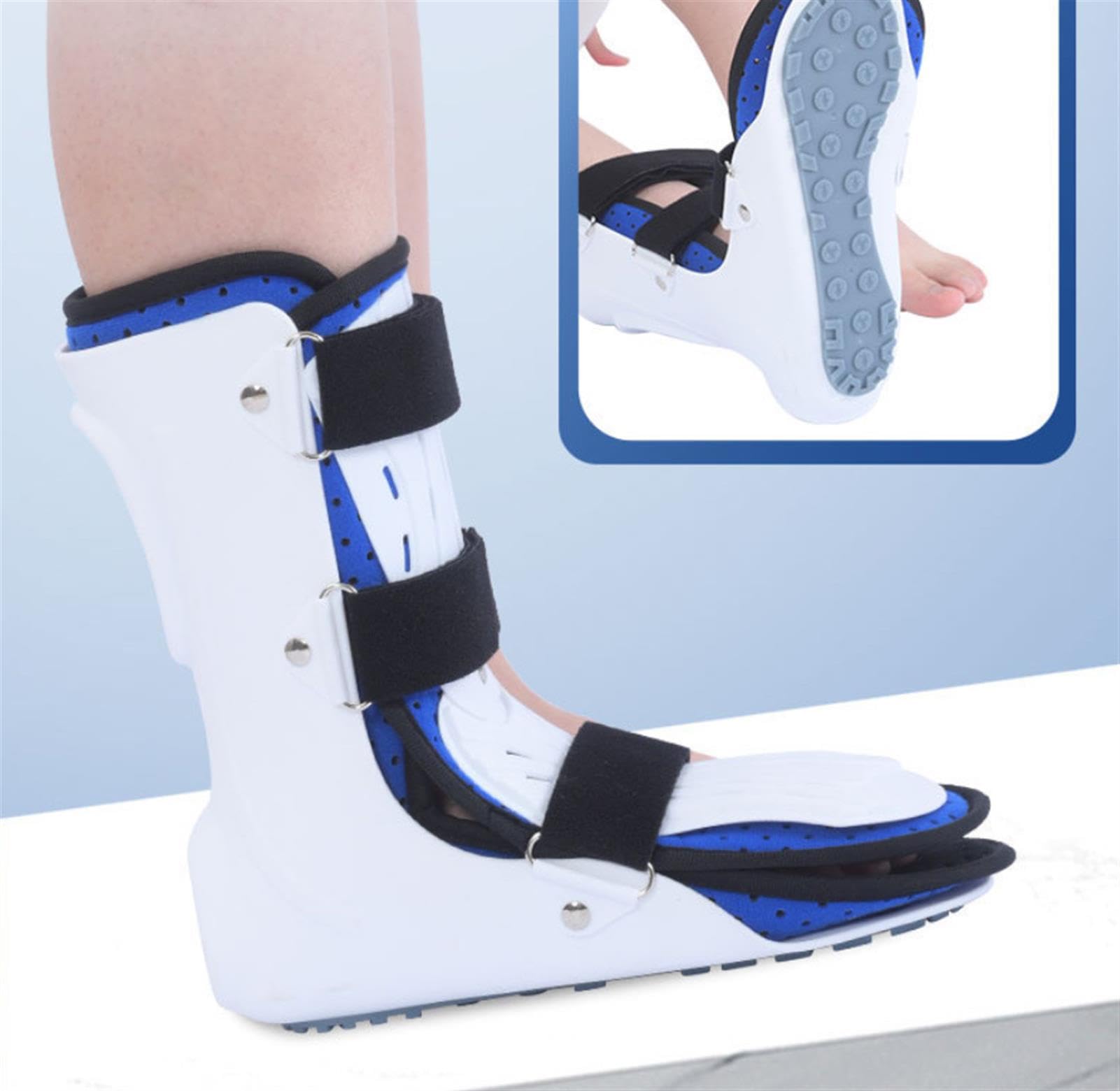 Botín ortopédico para el Tobillo y Soporte del pie, férula Ajustable para fijación Metatarsal, botín Estable para fracturas con ortesis para pie caído