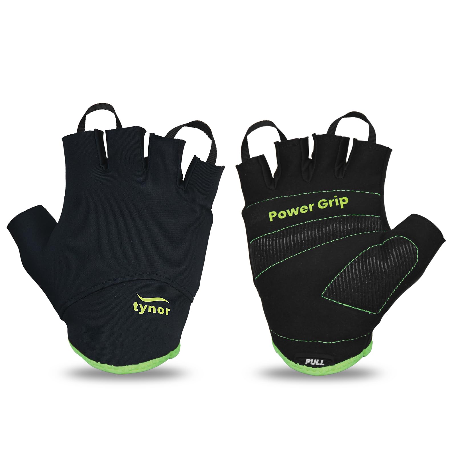 Tynorgrip Women's Gym Gloves - for Workout, Weightlifting, Gym, Sports and CrossTraining | Durable & Breathable, Half Finger-Length Gym Accessories For Women, 1 Pair (Black & Pink, XL)-image-28