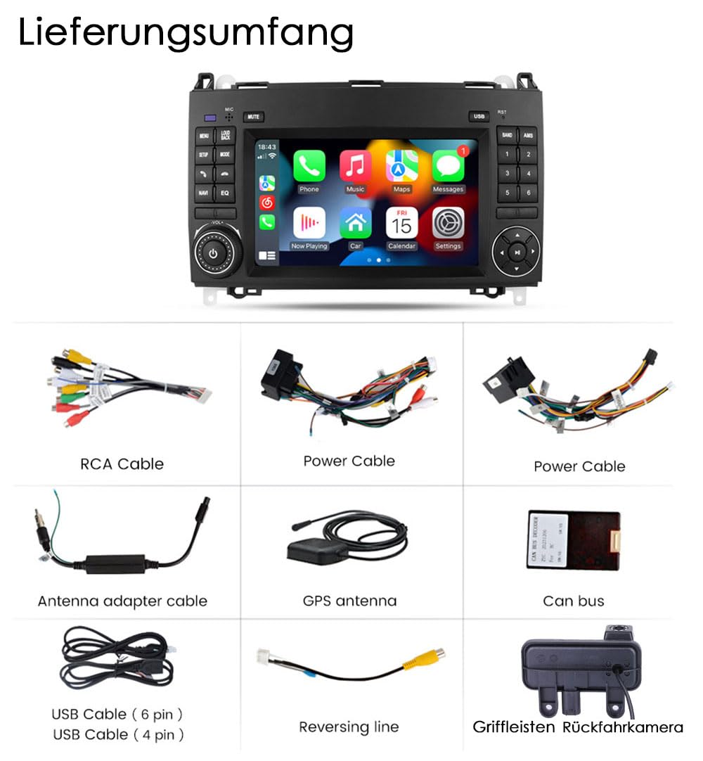 Urządzenie nawigacyjne GPS do samochodu, 7-calowy ekran dotykowy GPS + listwy uchwytu, kamera cofania do Mercedes, Benz klasy A, W169, A150, A60CDi, A170, A180CDi, A200/klasa B, W245, B150, B160CDi,